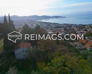 Lovely real estate - Peaceful land with sea and city view in Susanj, Montenegro